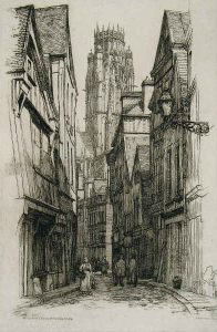 Caroline Helena Armington: LA TOUR DE L’EGLISE, ST OUEN, A ROUEN
