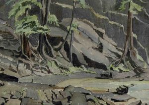 Dorothy Margaret Shelton: ROCK POOL BELOW BOW FALLS