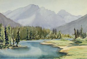 Margaret Dorothy Shelton: UNTITLED (RIVER IN THE ROCKIES)