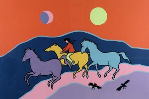 Ted Harrison: HORSES
