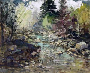 Geza (Gordon) Marich: UNTITLED (ROCKY STREAM)