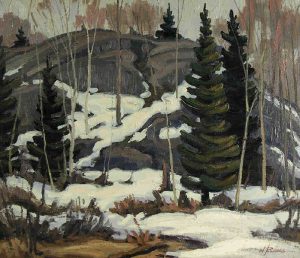 William Parsons: RECEDING SNOW (ALGONQUIN PARK)