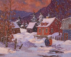 Claude Langevin: DEBUT DE TEMPETE (HEAVY SNOW IN THE LAURENTIDES)