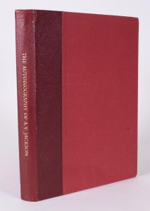 Alexander Young Jackson, Limited Edition Book: A PAINTER’S COUNTRY. THE AUTOBIOGRAPHY OF A.Y. JACKSON