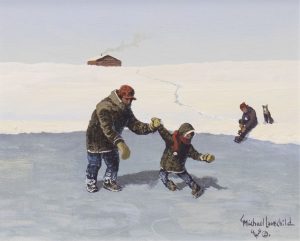 Michael Lonechild: SKATING LESSON