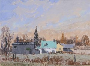 Horace Champagne: THE FARM WITH THE TURQUOISE ROOF