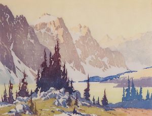 Barbara Harvey Leighton: MORAINE LAKE