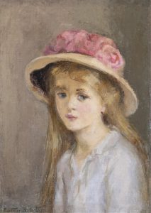 Beatrice Hagarty Robertson: YOUNG GIRL WITH FLOWERS