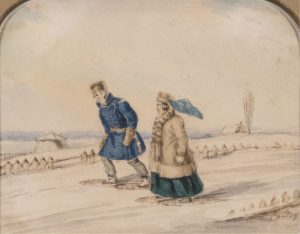 Cornelius David Krieghoff: SNOWSHOERS