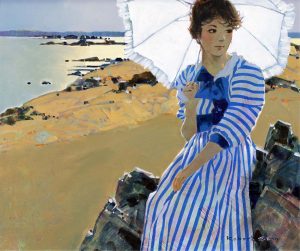 Robert Genn: SARA AT THE OMEY BIGHT (CONNEMARA)