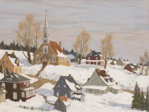 Horace Champagne: ST. FIDEL, QUEBEC (ONE OF A. Y. JACKSON’S FAVORITES ON THE ST. LAWRENCE RIVER)