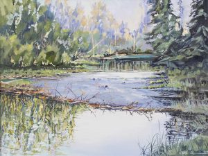 Carl Schlademan: PEACEFUL POND