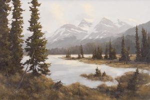 Karl E. Wood: NORTH SASKATCHEWAN RIVER, WEST OF NORDEGG, ALBERTA