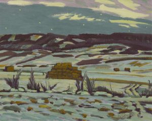 Illingworth Holey (Buck) Kerr: BALED STACK, TURNER VALLEY, NOCTURNE