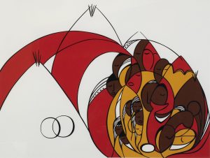 Daphne Odjig: INDIANS WITHOUT TIPIS
