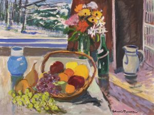 Henri Leopold Masson: STILL LIFE WITH BASKET