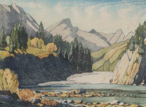 Margaret Dorothy Shelton: BOW FALLS, BANFF