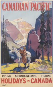 Canadian Pacific Vintage Poster: HOLIDAYS IN CANADA