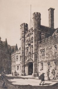 Sybil Andrews: CHRIST’S COLLEGE, CAMBRIDGE