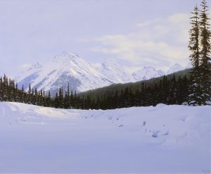 Ted Raftery: LOGGING ROAD IN WINTER (MUD LAKE ROAD)