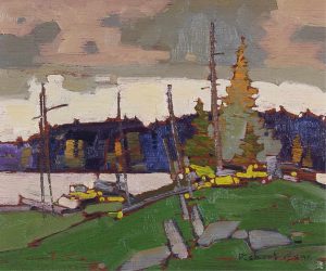 Robert Genn: POINT, BALLET BAY, NELSON IS.