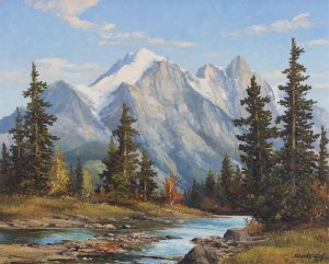 Duncan Mackinnon Crockford: ROCKY MOUNTAIN LANDSCAPE