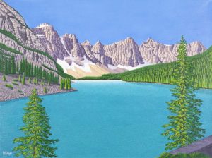 Barbara Engel: FOREVER AGO, MORAINE LAKE, BANFF PARK, AB