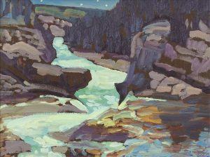 Illingworth Holey (Buck) Kerr: ELBOW FALLS, NIGHT
