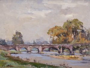 Berthe Des Clayes: COUNTESS WEIR BRIDGE, NEAR EXETER, DEVON