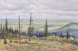 John Davenall Turner: SKYLINE TRAIL, PORCUPINE HILLS