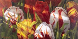 Page Ough: MORNING LIGHT ON TULIPS