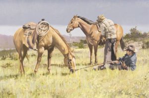 Geoffrey Allan Rock: COWBOYS RESTING