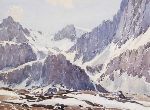 Alfred Crocker Leighton: MT HECTOR AT MOLAR PASS
