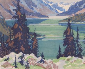 Barbara Harvey Leighton: MORAINE LAKE