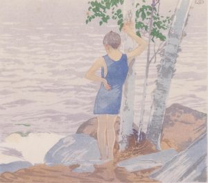 Walter Joseph Phillips: THE BATHER (NO. 2)