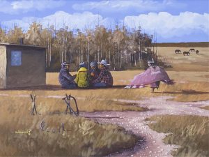 Ken Lonechild: KEEPING TIME TO THE DRUM