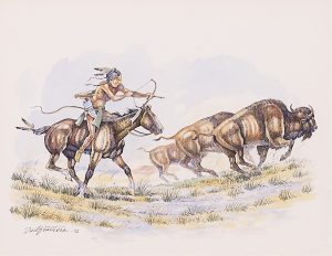 Gerald Tailfeathers: BUFFALO HUNT