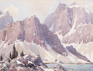 Alfred Crocker Leighton: MOLAR PASS AND SHOULDER OF MOUNT HECTOR