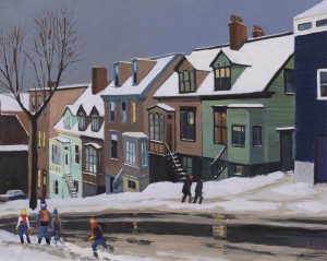 Charles Anthony Law: WINTER ON SOUTH STREET (HALIFAX, NOVA SCOTIA)