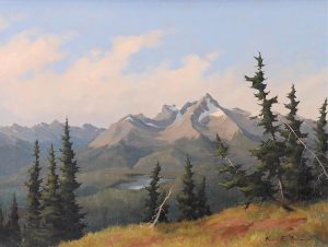 Karl E. Wood: GUN LAKE FROM ELDORADO MTN.
