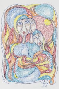 Daphne Odjig: UNDER THE LIGHT OF THE MOON