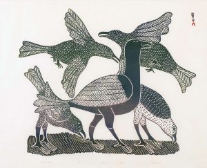 Kenojuak Ashevak: ARCTIC GULLS