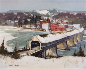 Joseph Douglas Purcell: THE COVERED BRIDGE (HARTLAND, N.B.)