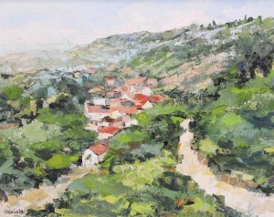 Renee Theobald: VILLAGE EN BOURGOGNE