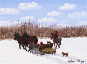 Allen Sapp: THEY MET AN OLD FRIEND COMING FROM HUNTING