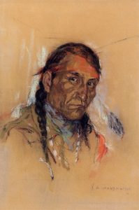 Nicholas de Grandmaison: SACRED OWL, NATOI’SEPISTO – PEIGAN INDIAN (PIIKANI NATION), BROCKET, ALBERTA