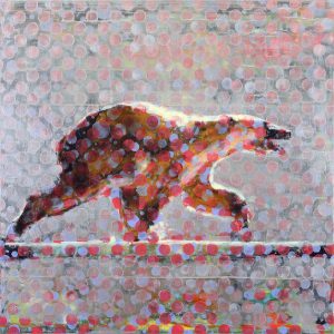 Les Thomas: ANIMAL PAINTING #015-1229 (POLAR BEAR)