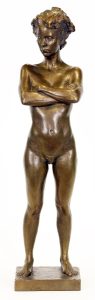 Al Stinson: FEMALE NUDE WITH CROSSED ARMS