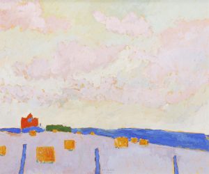 Robert F. M. McInnis: FIELDS WITH ROLLS (N-E OF RED DEER)