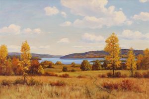 Roland Gissing: AUTUMN AT PINE LAKE